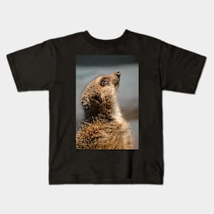 Meerkat Portrait Kids T-Shirt